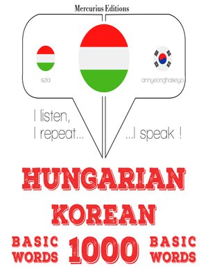 cover image of Magyar--koreai